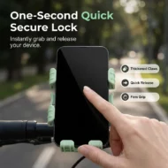 🚴📱 Cycling phone mount – 1-sec lock, shockproof, full rotation for navigation! - Image 4