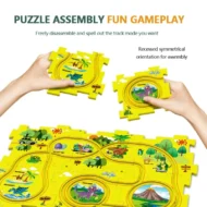🎁Hot Sale 49% Off🔥Children's Educational Puzzle Track Car Play Set🚗 - Image 3