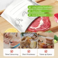 🍗Buy 2 Get 1 Free 🥦Reusable Aluminum Foil Sealable Storage Bags - Image 2