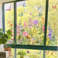 💐Time-limited Special💞Colorful Floral Bouquet Window Sticker🖼️(Cut to size freely) - Image 15