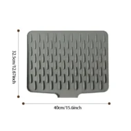 No-Spill Silicone Worktop Saver – Heat-Resistant & Non-Slip Mat for Drip-Free Drying - Image 7