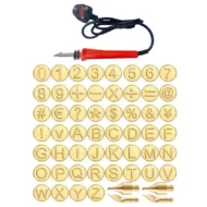 🔥Last Day Sale 49%🔥26 Letters Copper Mold —DIY Wood Burning/Carving Set - Image 11