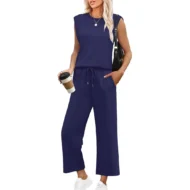 🌺 Hot Sale 49% OFF🌺 New Women's  Sleeveless Top & Wide-Leg Pants 2-Piece Set - Image 7