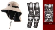 Sun-Protective & Breathable Tattoo Cooling Sleeve - Image 38