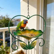 Outdoor Hanging Heart-Shaped Bird Feeder - Image 4
