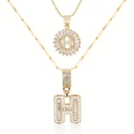 🎁New Year Sale 50% OFF💖2 Pack - Initial Letter Pendant Necklaces - Image 11
