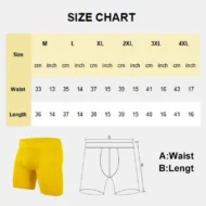 Men's Mid-Waist Stretch Sports Flat Briefs - Image 9