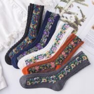 🔥Hot Sale 50% OFF🔥Vintage Embroidered Floral Socks - Image 9