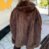 ❄️ Women’s Mink Fur Hooded Zip-Up Coat – Plush Warm, Effortless Style for Winter Daily & Casual Outings - Image 8