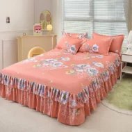 🥳SUMMER HOT SALE💞3-Piece Ruffled Bed Skirt Set - Image 7