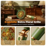 Rechargeable Floral Mini Fan with Stand Base - Image 7