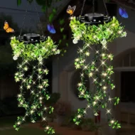 ⏳Limited-time 50% off⏰Solar-Powered Hanging Milan Grass Light🌞💡 - Image 8