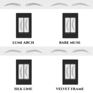 Waterproof Microblading Effect Eyebrow Stamp Kit