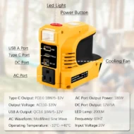⚡Compact DC to AC Inverter - Suitable For Cars, Motorhomes, Outdoor ( Free Shipping ) - Image 3
