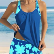 🏖️Summer Hot Sale 53% OFF🌼Women's Print Tankini & Shorts 2-Piece Swimwear Set - Image 12