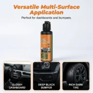Multi-Purpose Black Plastic Polish for Cars - Image 6