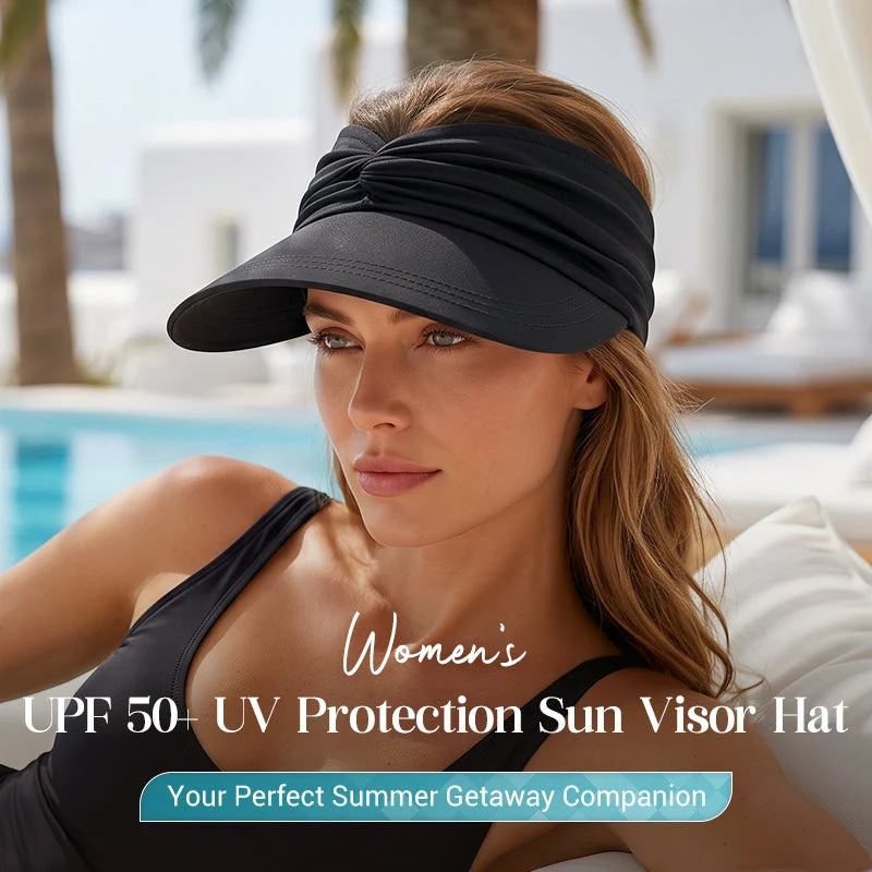 Women's UPF 50+ UV Protection Sun Visor Hat
