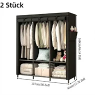 🔥Last Day Sale 49%🔥Easy-to-assemble wardrobe made of non-woven fabric - Image 20