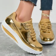 🍂End-of-Fall Specials🍂Women’s Trendy Casual Sparkling Style Platform Sneakers✨