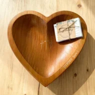 💖🎁2026 Mother's Day Gifts 50% Off--🎁Heart-shaped wooden bowl for prayer - Image 2