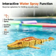 2.4G RC Mosasaurus Swimming Toy with Spray - Image 2