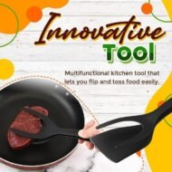 🍳 50% OFF NOW!🥩 2-in-1 Spatula Clip – Heat-Resistant Silicone & Non-Slip Handle – Kitchen Cooking Essential 🔥 - Image 6