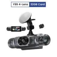 4-Lens HD Night Vision Dash Cam - Image 8