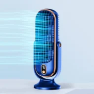 🥳2026 HOT SALE🥳💞50K+ SOLD!💨🌙 50% OFF! Portable Table Fan – 5 speeds, ultra‑quiet, gentle breeze. Perfect for bedroom or office. Stay cool without noise! 😴✨ - Image 3