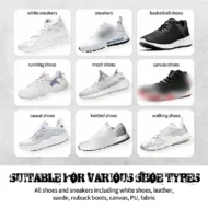 Waterless White Shoe Foam Cleaner for Sneakers - Image 5