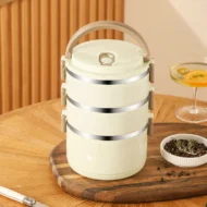 Stainless Steel Insulated Multi-Layer Lunch Box - Image 7