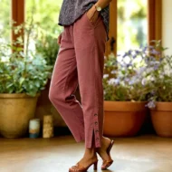 Summer Breathable Cropped Trousers with Pockets - Image 11