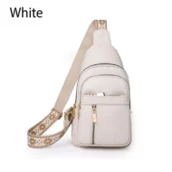 Women's Vintage PU Leather Chest Bag - Image 7