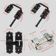 Multi-Angle Security Barrel Bolt Latch - Image 23