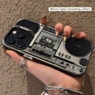 Retro Boombox Cassette Player Phone Case - Image 2