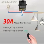 Wireless Remote Control Switch & Receiver Kit, No Wiring - Image 6