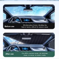 Car Windshield Cover with Suction Cups - Image 3
