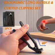 Stainless Steel Curved Nail Clipper – Ergonomic & Easy for Seniors - Image 5