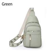 Women's Vintage PU Leather Chest Bag - Image 4