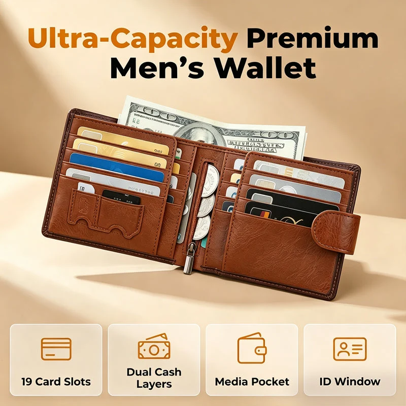 🎁Hot Sale 49% OFF🔥Men's Vintage RFID Blocking Wallet