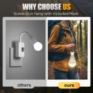 Portable Rechargeable LED Camping Light Bulb - Image 2