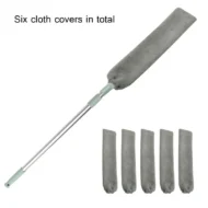 Multifunction Retractable Microfiber Dust Brush Gap Mop - Image 19