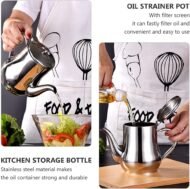 304 Stainless Steel Filter Oil Kettle Large Capacity (🔥 50% off Hot Sale) - Image 3