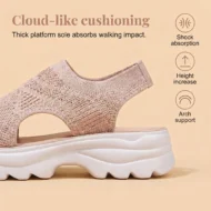 Breathable mesh platform sandals for women - Image 6