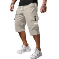 ⏳LAST DAY SALE 60% OFF !!📢Men's Casual Drawstring Capri Cargo Pants - Image 10