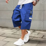 ⏳LAST DAY SALE 60% OFF !!📢Men's Casual Drawstring Capri Cargo Pants - Image 3