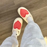 [Gift For Lover] Indoor Anti Slip Plush Slippers For Couples - Image 9