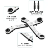 AC Wrench 2-Piece Kit with Hex Bits - Image 3