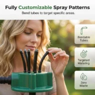 360° Coverage Precision Garden Irrigation Sprinkler - Image 2