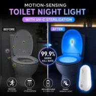 Motion-Sensing Rechargeable Toilet Night Light - Image 2