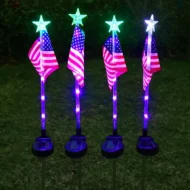 🏆Buy More Save More🎁Outdoor Solar Flag Stake Lights - Image 8